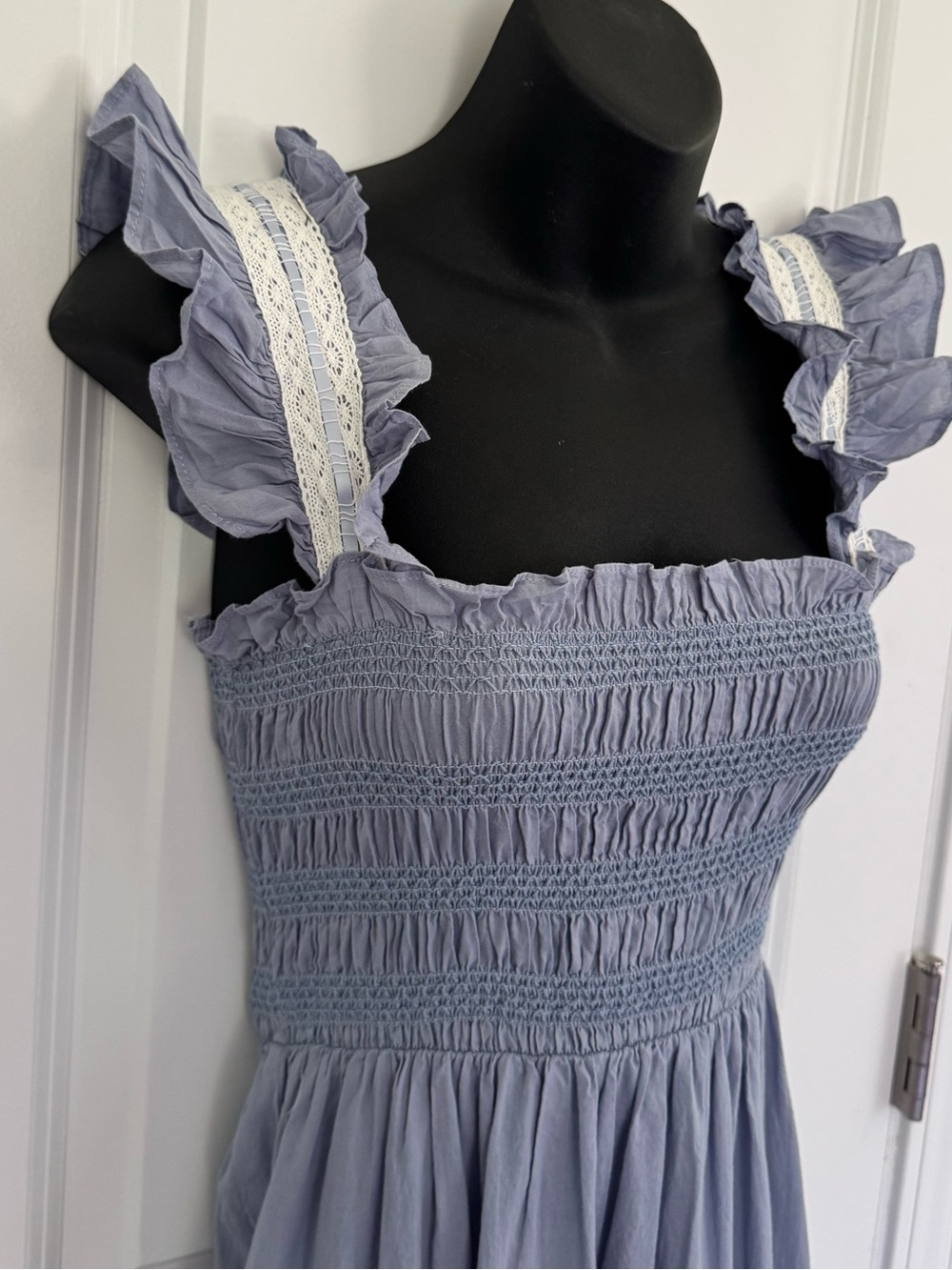Neuflora Smocked Bodice Tiered Maxi Dress - Picture 8 of 12